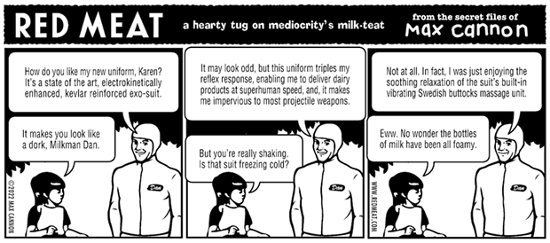 a hearty tug on mediocrity's milk-teat