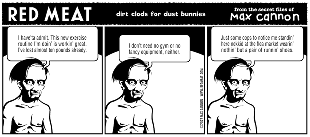 dirt clods for dust bunnies