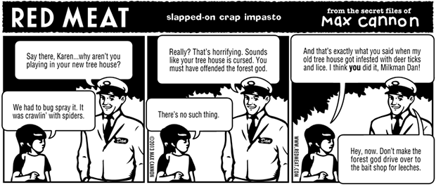 slapped-on crap impasto