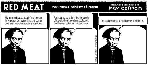 rust-rotted rainbow of regret